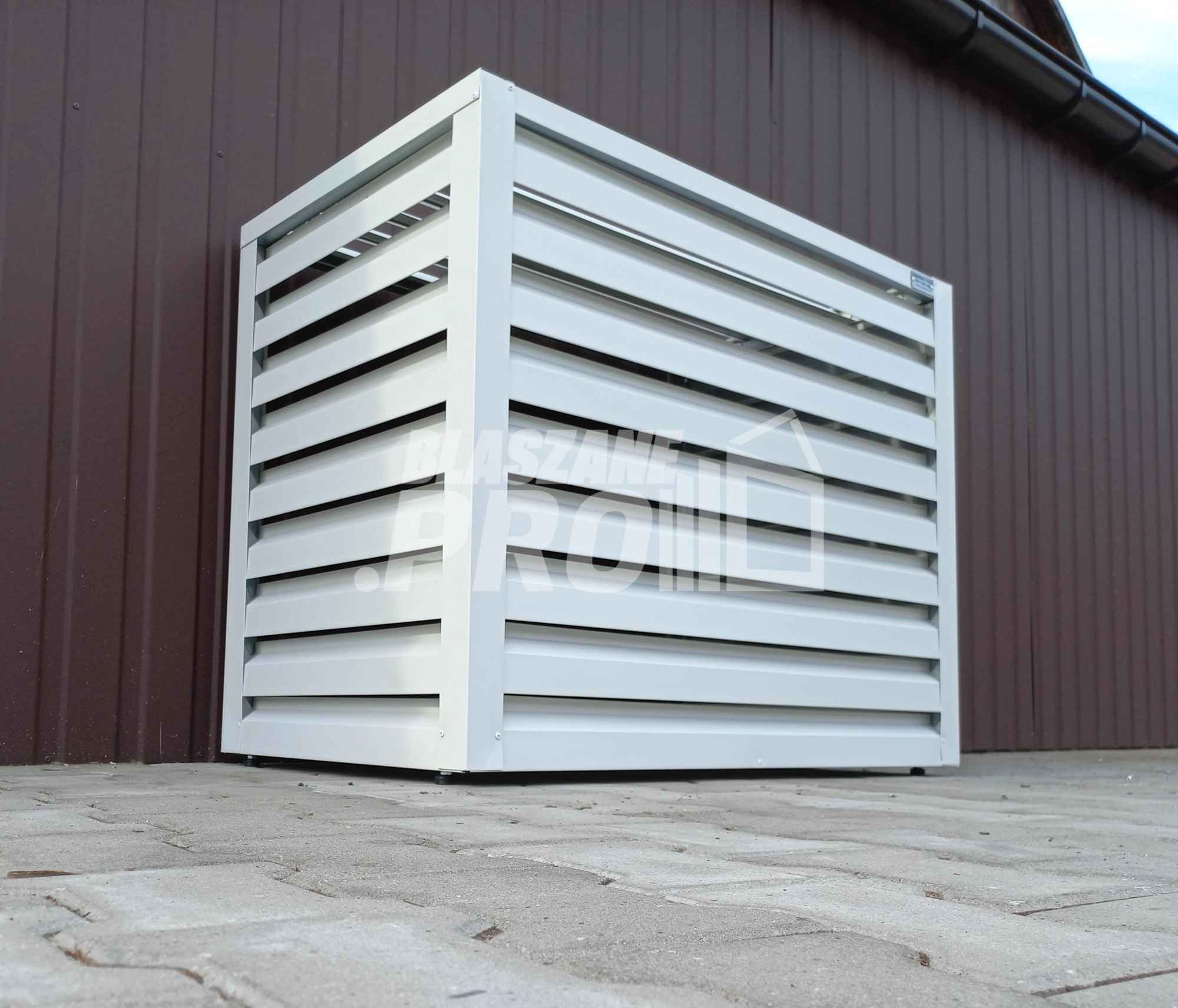 Osłona klimatyzatora - pompy ciepła 90x50x110 cm biały GP301 Olsztyn - zdjęcie 2