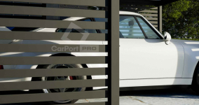 CarPort PREMIUM - wiata samochodowa 6x5,5 - antracyt - zabudowa  CP111 Busko-Zdrój - zdjęcie 5