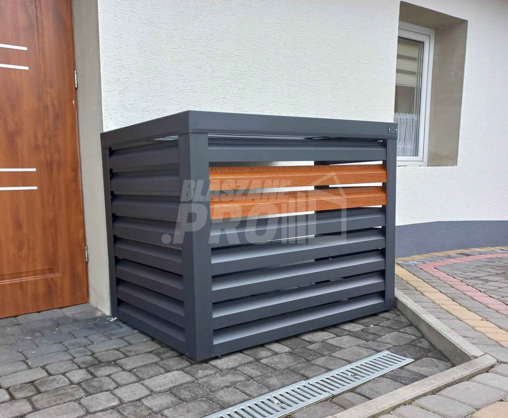 Osłona klimatyzatora - pompy ciepła 90x60x100 cm antracyt GP304 Oświęcim - zdjęcie 10