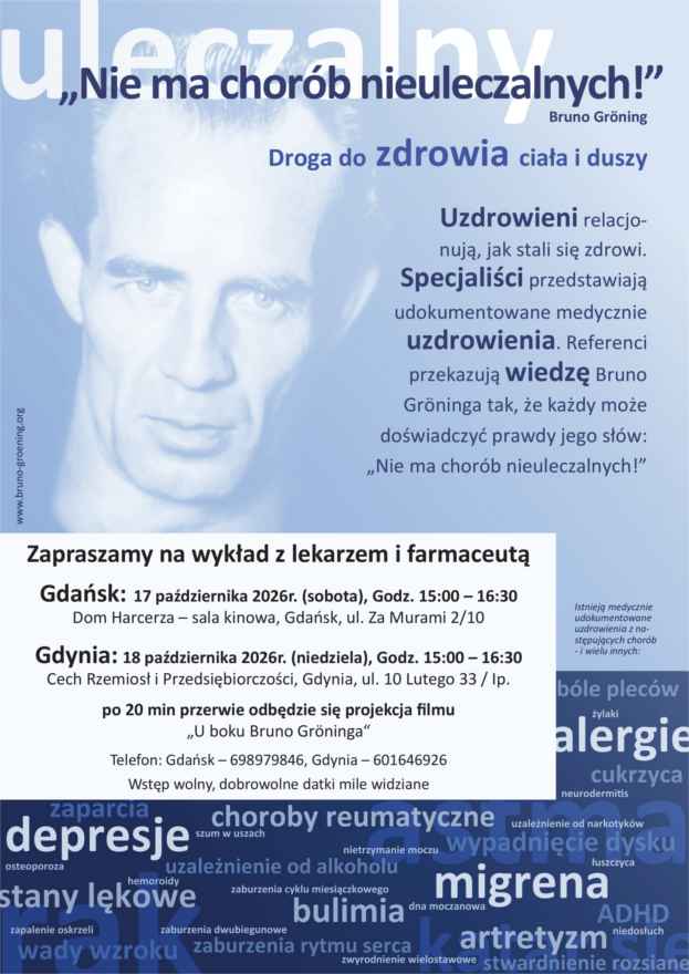 Gdańsk FILM dokumentalny o uzdrowieniach - pomoc rak depresja bóle Gdańsk - zdjęcie 2