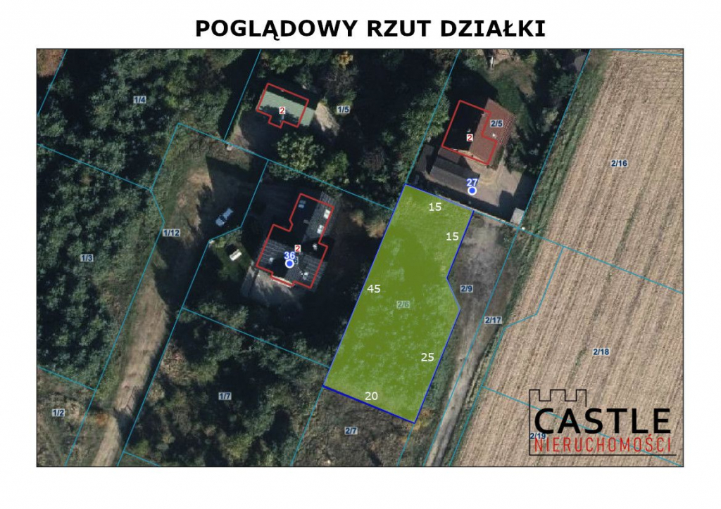 Działka z widokiem na las Rakowo - zdjęcie 2