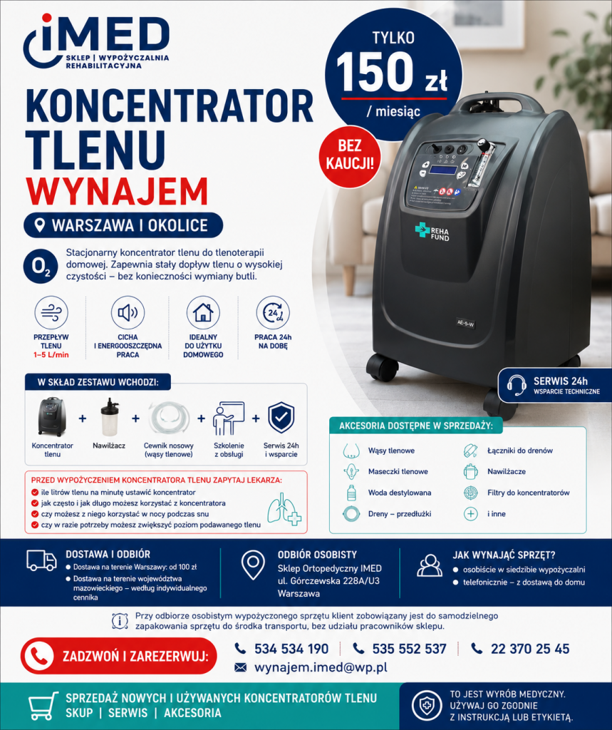 Koncentrator tlenu – wynajem Warszawa Bemowo - zdjęcie 1