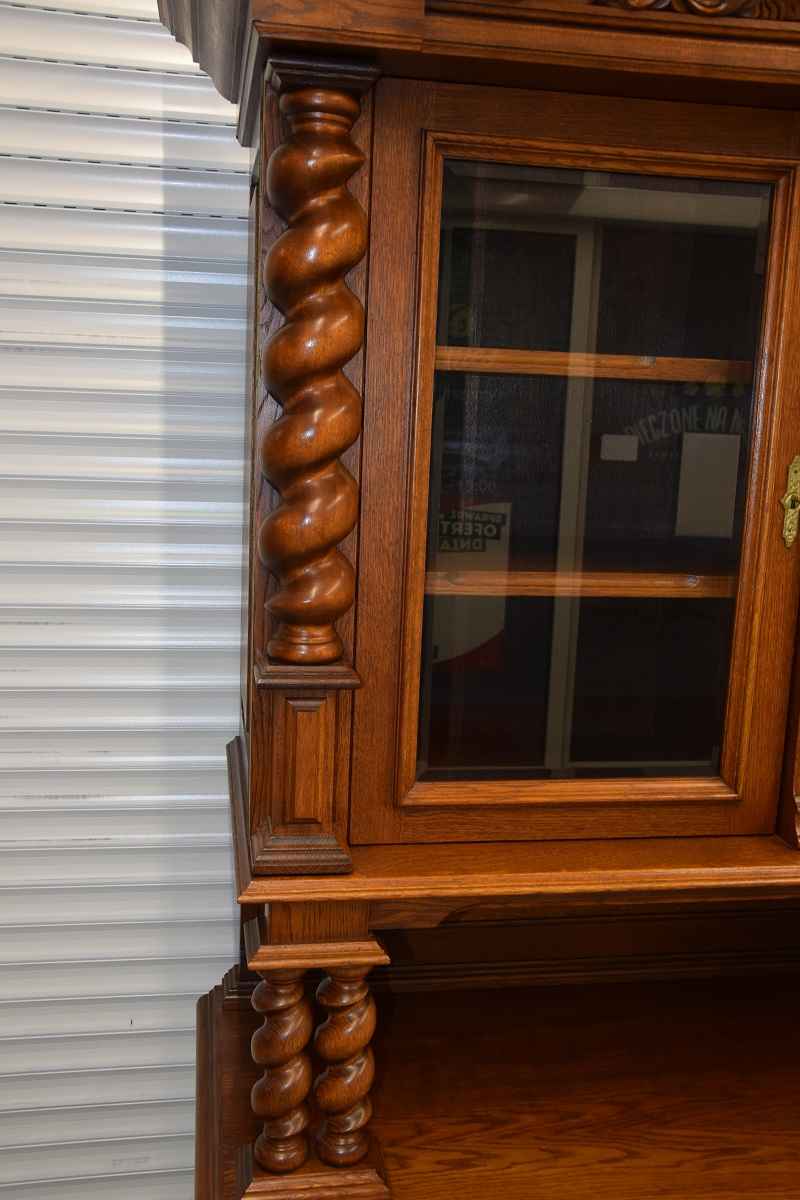 kredens dębowy - meble gdańskie - jak nowy Olsztyn - zdjęcie 6