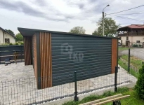 Schowek Domek ogrodowy 5x4m brama okno drewnopodowny dach rynny TKD437 Jastrzębie-Zdrój - zdjęcie 3