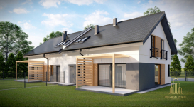 Domy w zabudowie bliźniaczej Dobrzyniewo Duze