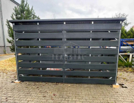 Wiata śmietnikowa 4x2m Antracyt - furtka TS1139 Radom - zdjęcie 4