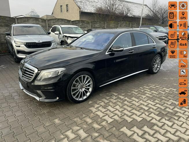 Mercedes S 63 AMG LONG Business 4Matic Butmaster Pamięć Masaż 585KM Gliwice - zdjęcie 1