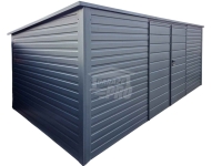 Schowek - domek ogrodowy 5x2,5 - brama  dach  GP698