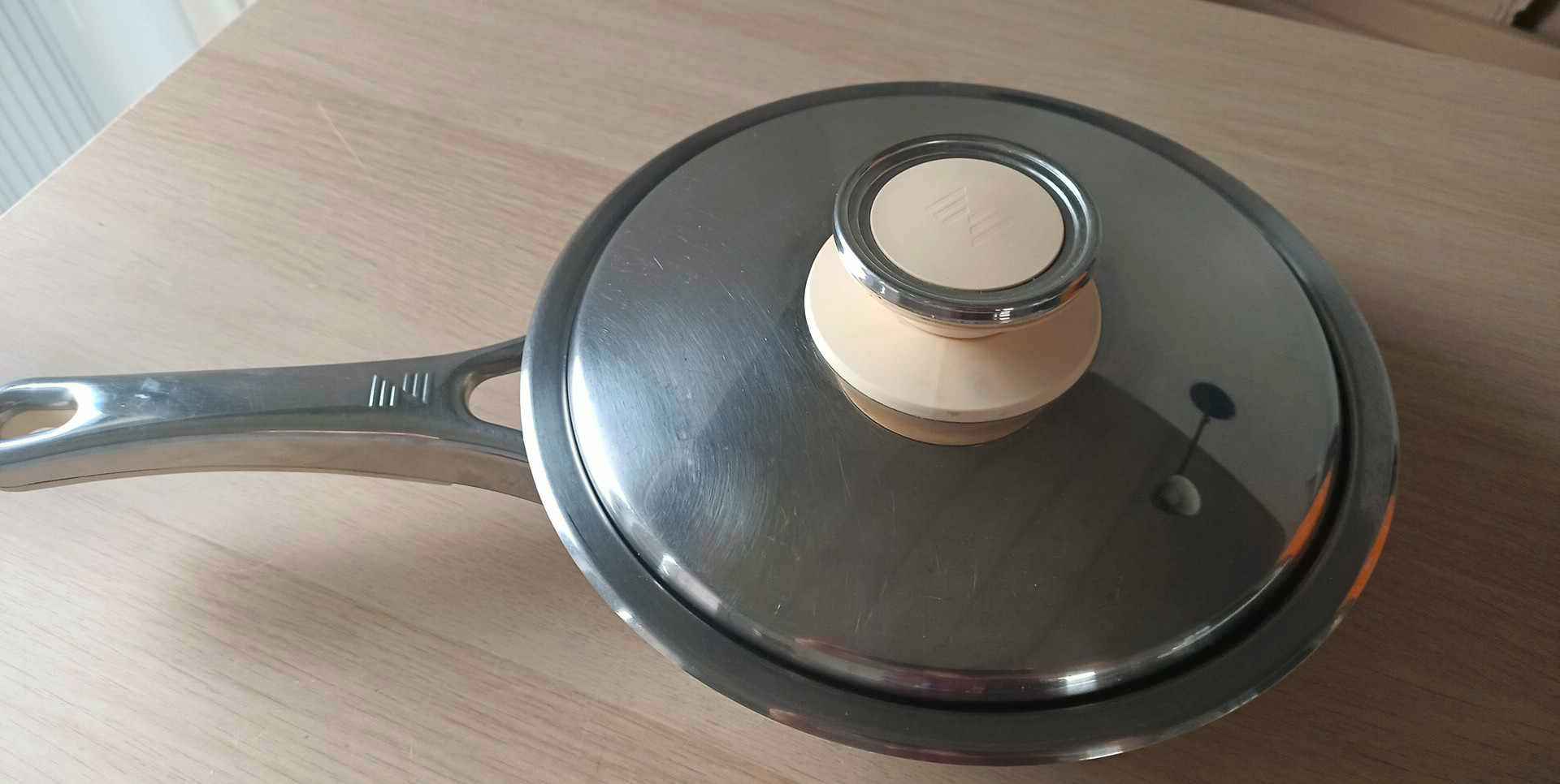 ZEPTER Patelnia głęboka naczynie z pokrywką URA 1,2L 20 cm Śródmieście - zdjęcie 1