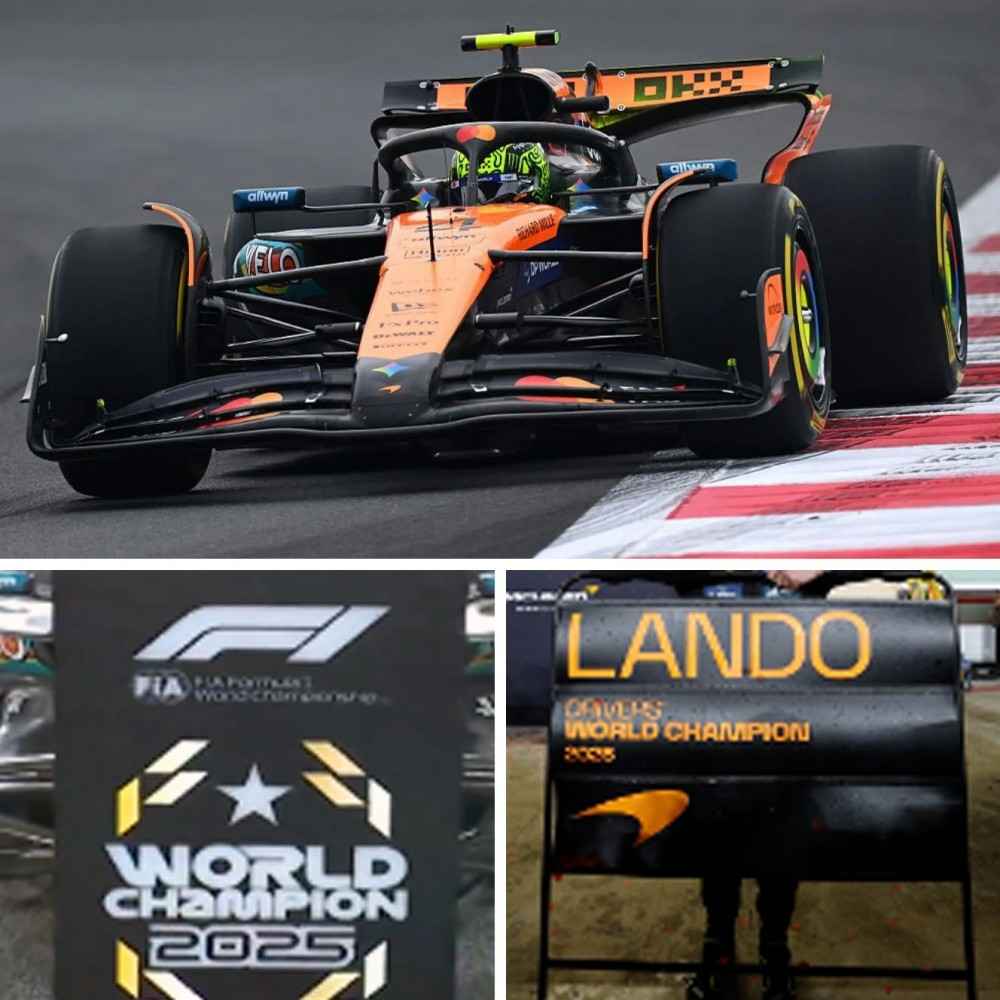 Spark McLaren MCL39 w. Pit Boards - 2025 Abu Dhabi (MEGATRONTOYS) Probostwo Dolne - zdjęcie 1