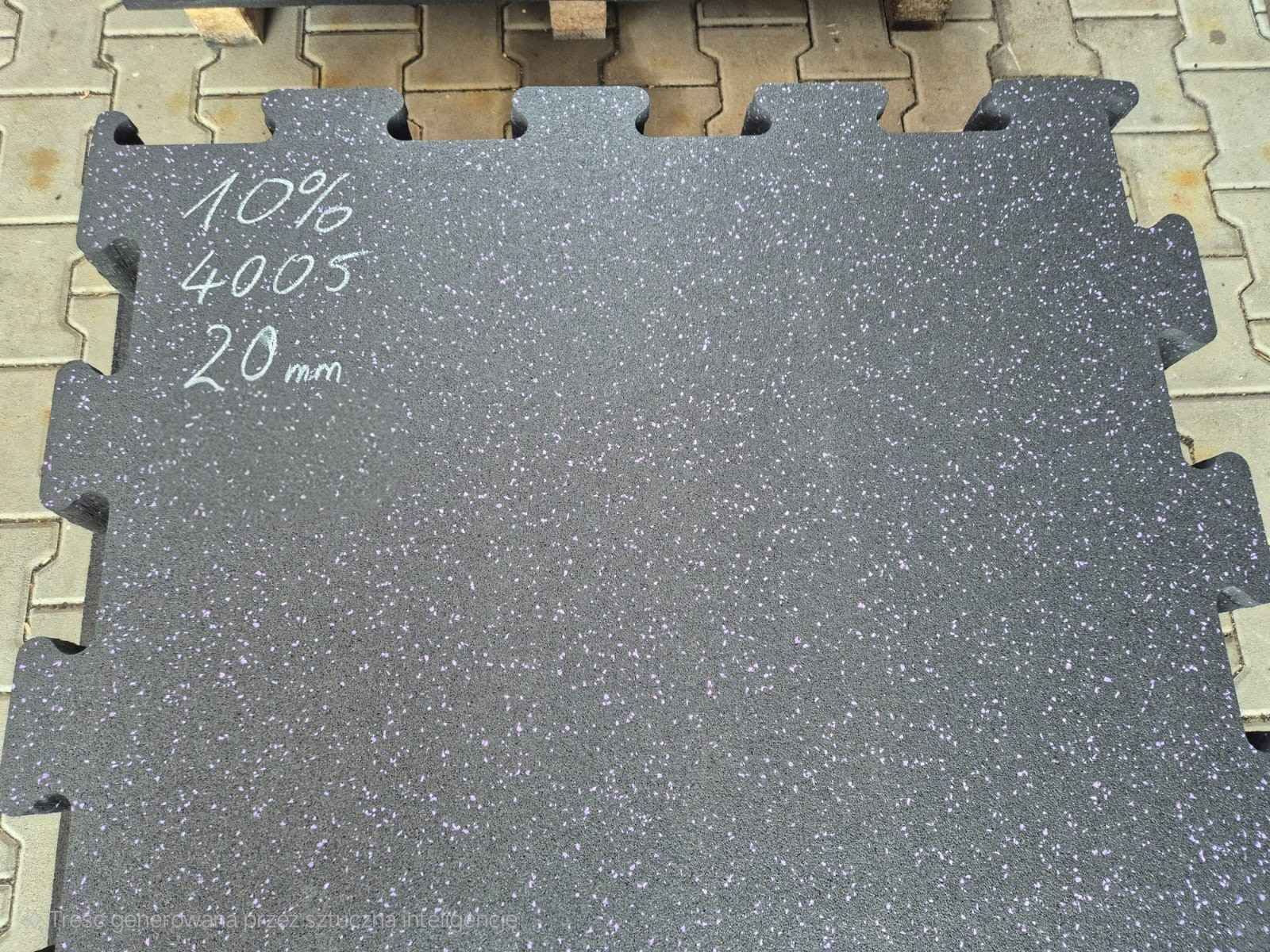 Maty gumowe PUZZEL z granulatu SBR- basen, zjeżdżalnie, piaskownice... Wolbrom - zdjęcie 6