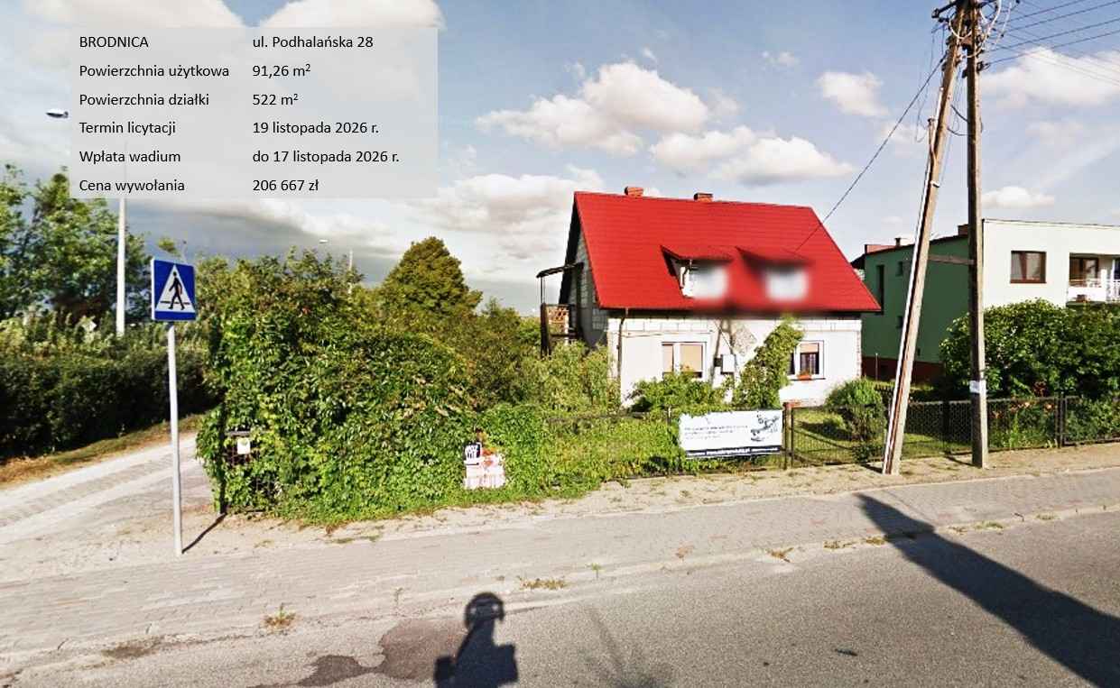 Licytacja, do odświeżenia i remontu Brodnica - zdjęcie 2