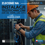 Montaż instalacji teletechnicznych - Koszalin - Budynek publiczny