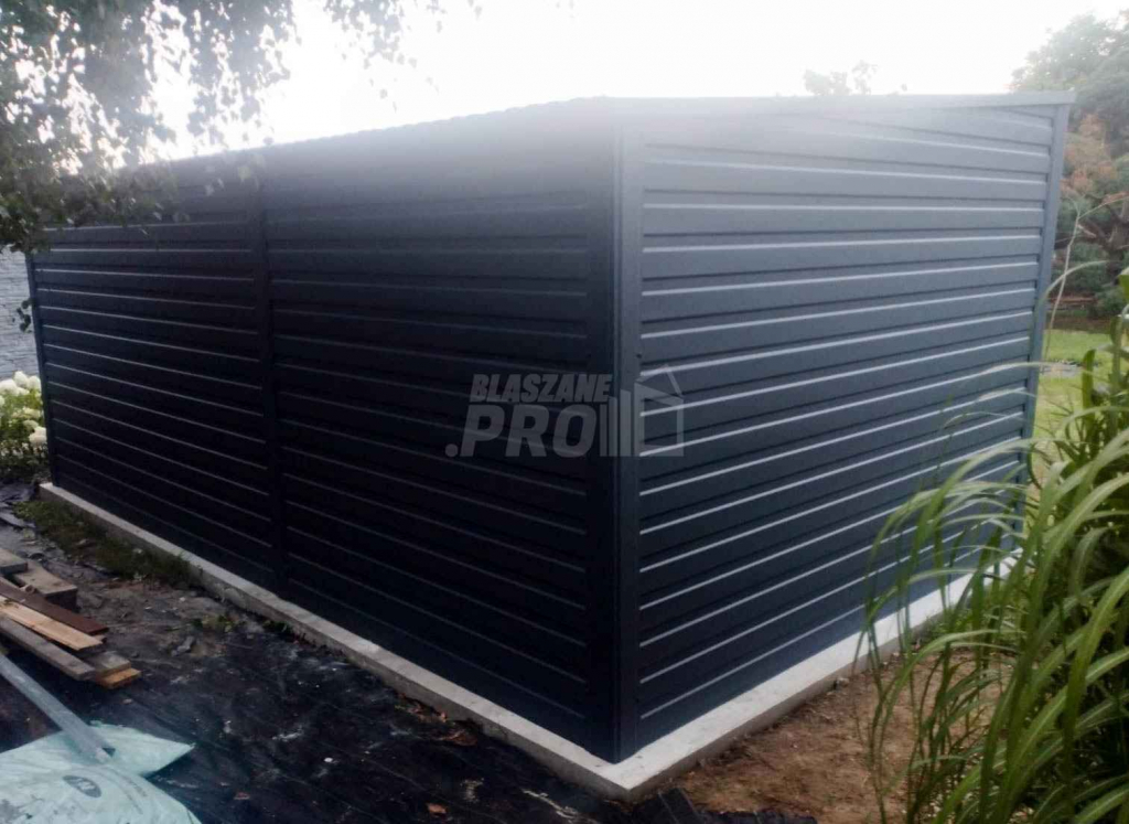 Domek ogrodowy - schowek 5x3 drzwi  antracyt Dach spad w tył  GP201 Katowice - zdjęcie 4