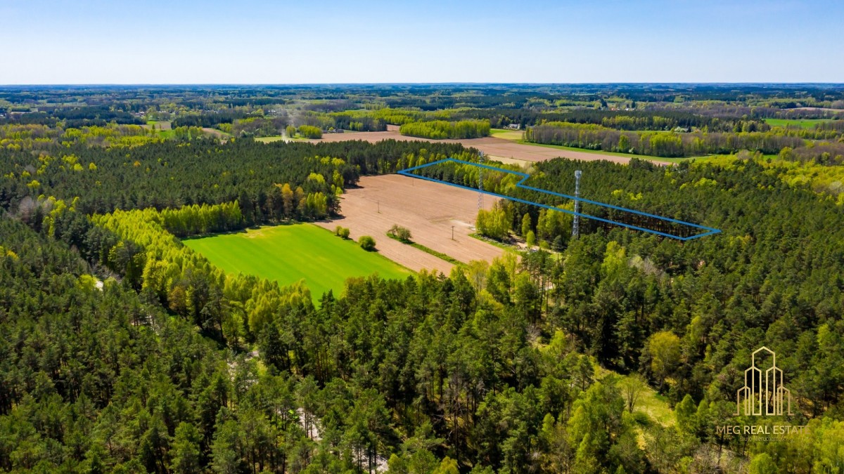 Urokliwa działka w zaciszu lasu w Koźlikach!!! Koźliki - zdjęcie 1