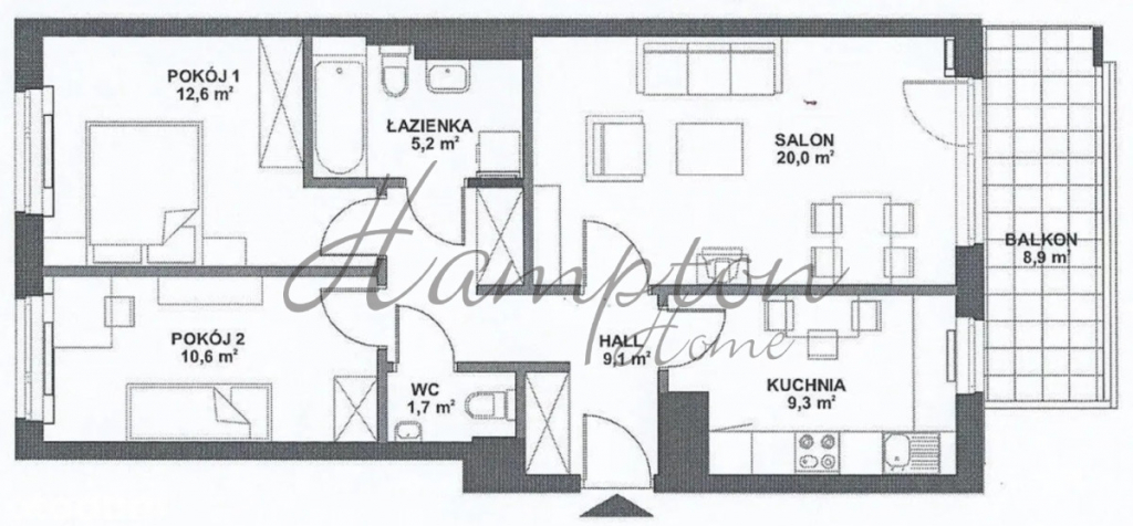Atrakcyjne 3- pok. mieszkanie Marina Mokotów. Mokotów - zdjęcie 10