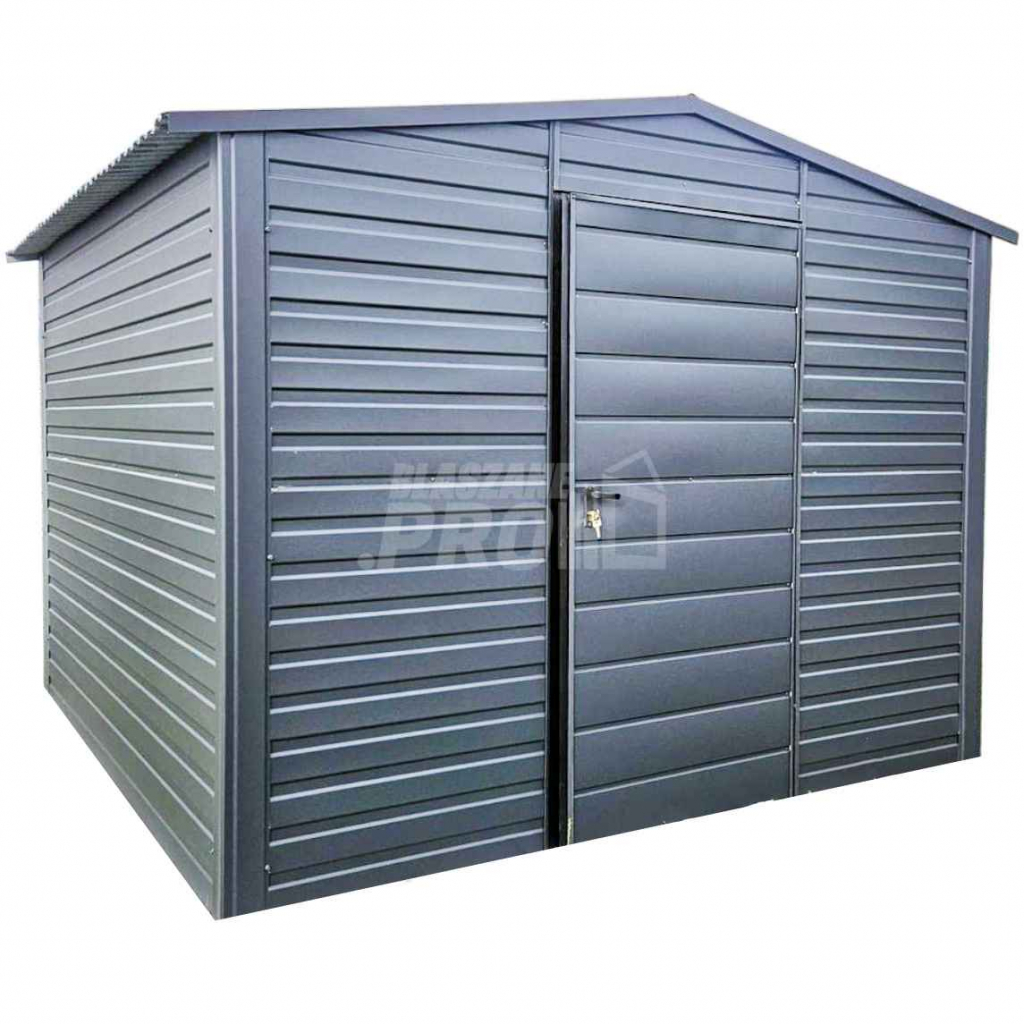 Schowek Domek ogrodowy 3x3m drzwi - antracyt - dach dwuspadowy GP429 Legnica - zdjęcie 1