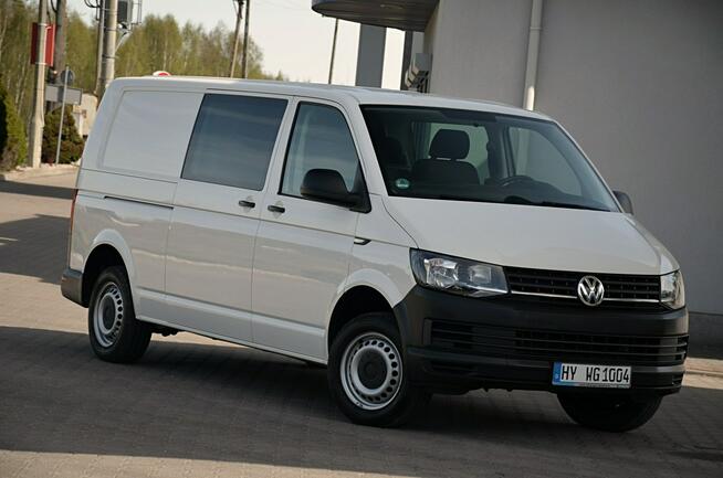 Volkswagen Transporter 2,0 TDI 102KM Długi 6 osób Brygadówka Klima Ostrów Mazowiecka - zdjęcie 2