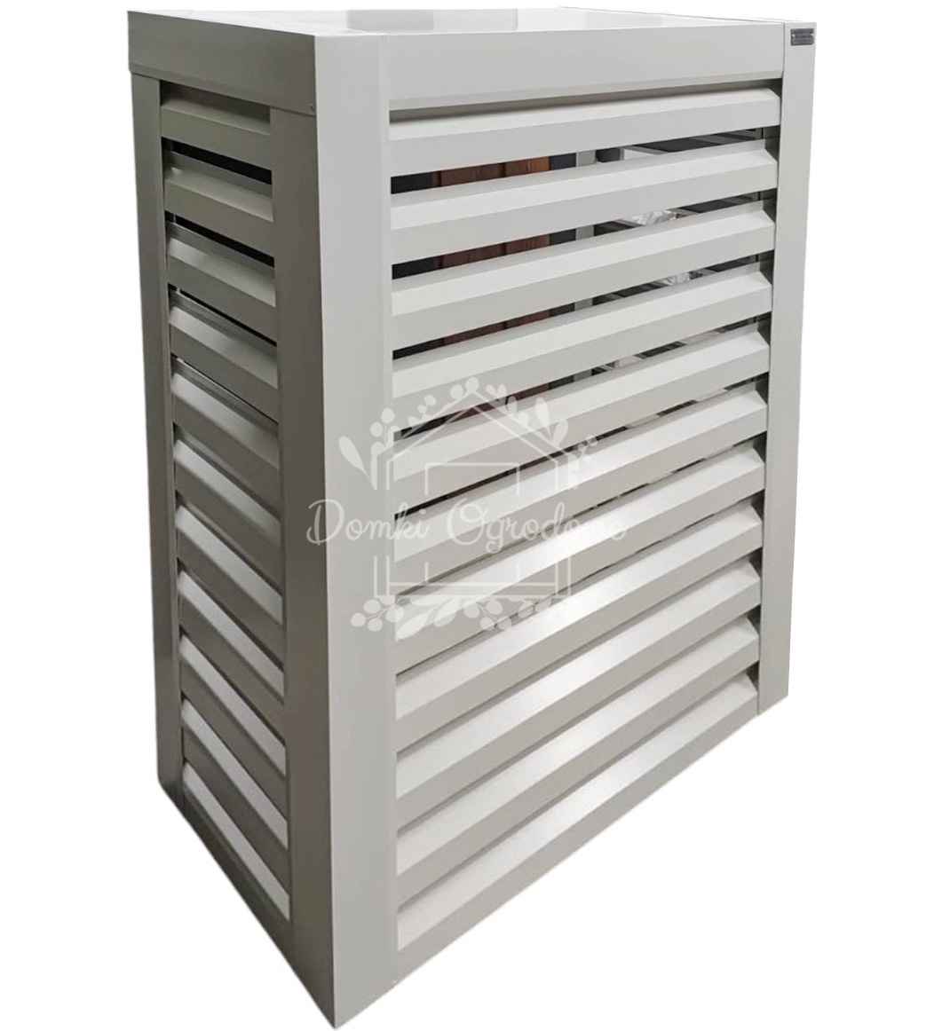 Osłona klimatyzatora – pompy ciepła 100x40x150 cm biały ID1145 Kielce - zdjęcie 1