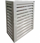 Osłona klimatyzatora – pompy ciepła 100x40x150 cm biały ID1145