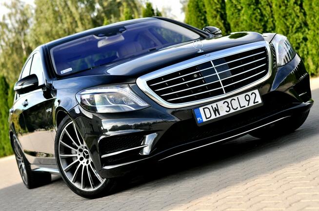 Mercedes S 500 _4.7 456KM_4 Matic_Skóra_Dociągi_Polski Salon_VAT 23%_ Płock - zdjęcie 2