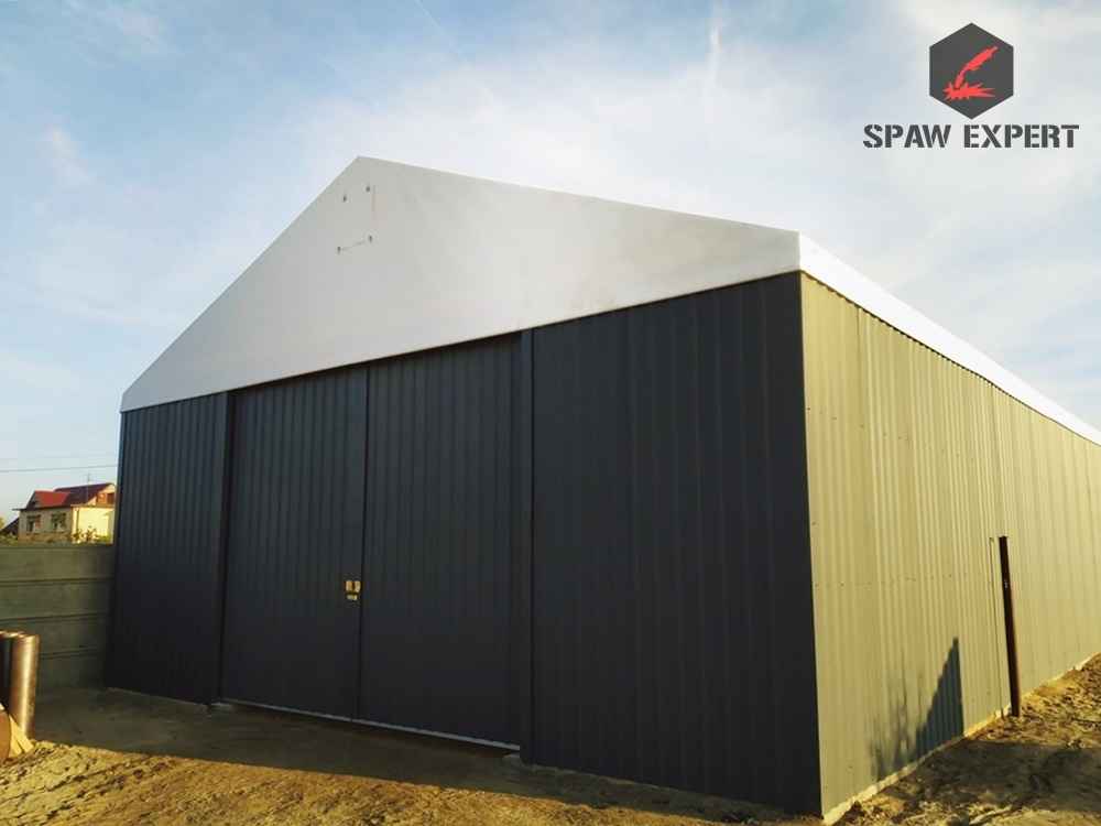 Hale namiotowe/magazyny całoroczne - solidne konstrukcje stalowe Łódź - zdjęcie 7