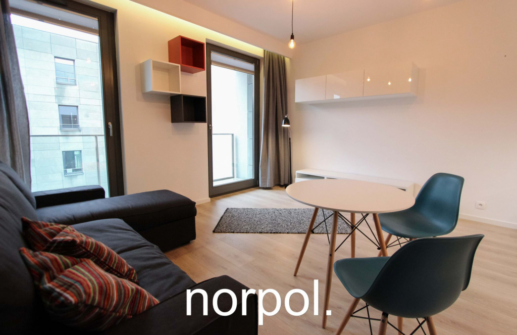Nowoczesne studio z balkonem, BASEN I SIŁOWNIA W BUDYNKU Kraków - zdjęcie 2
