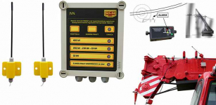 SYGNALIZATOR / CZUJNIK WYSOKIEGO NAPIĘCIA – ŻURAW / DŹWIG