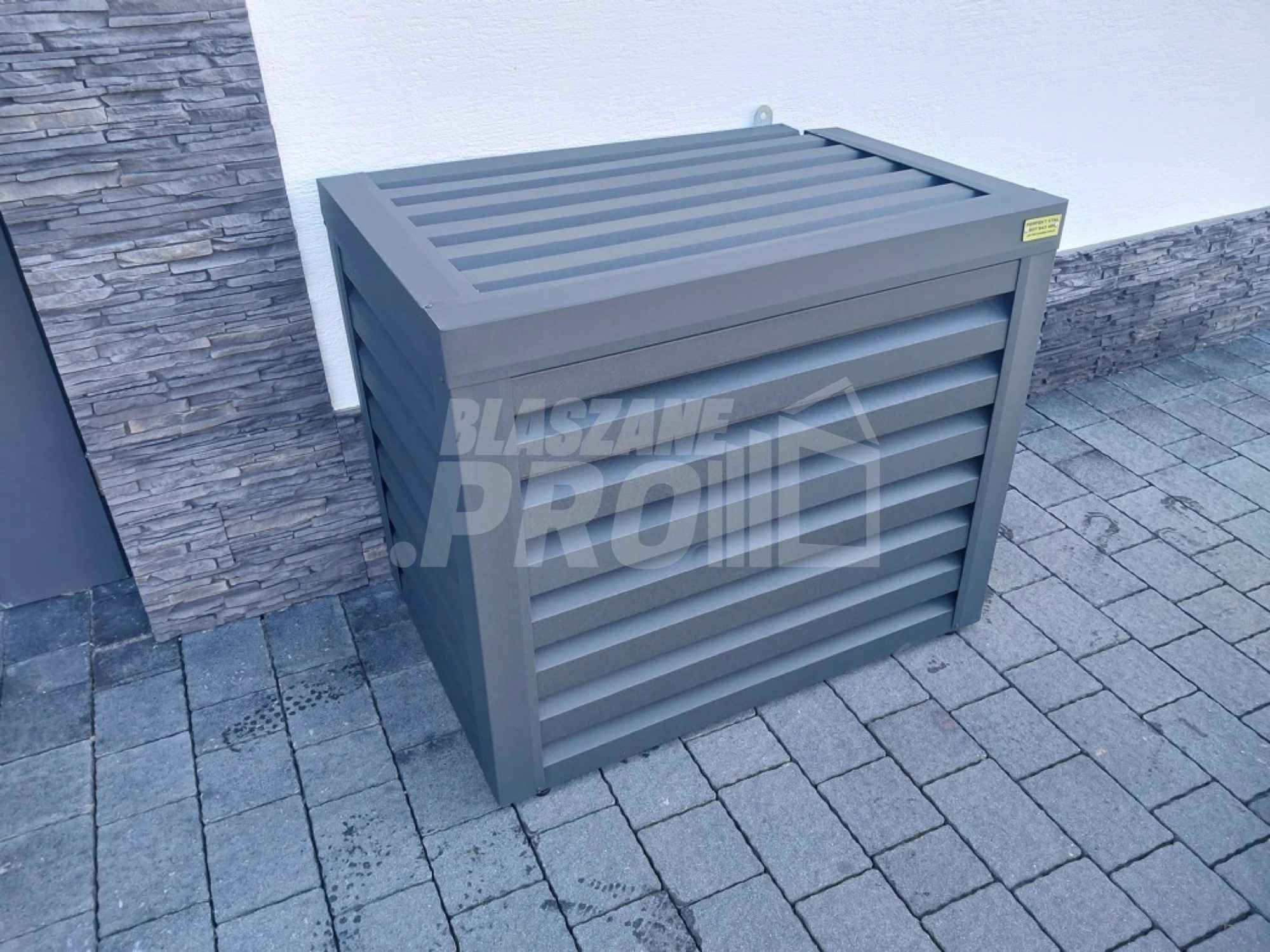 Osłona klimatyzatora - pompy ciepła 60x40x90 cm Antracyt GP292 Koszalin - zdjęcie 5