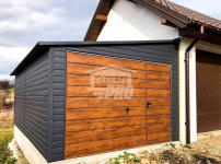 Garaż blaszany 3,5x6 Brama uchylna   spad w bok GP90 Tarnów - zdjęcie 4