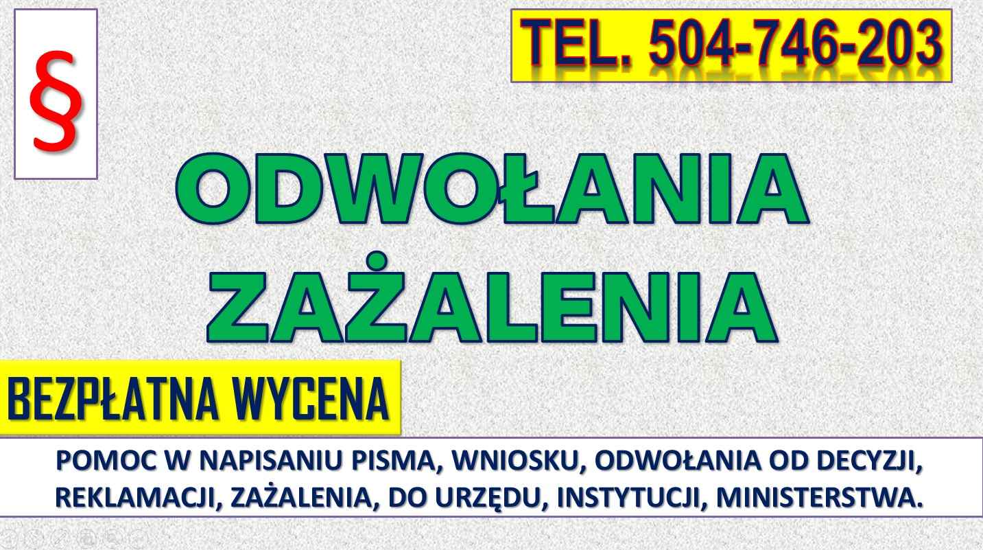 Pisanie pisma urzędowe, cennik t 504-746-203, pismo do sądu, odpowiedź Psie Pole - zdjęcie 3