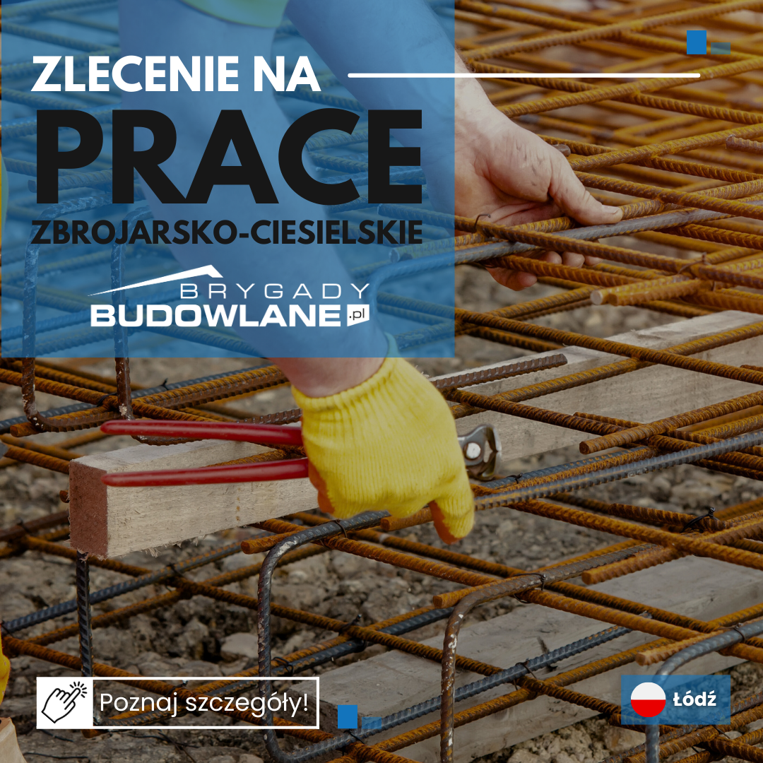 Prace zbrojarsko- ciesielskie - Łódź - tunel średnicowy Bałuty - zdjęcie 1