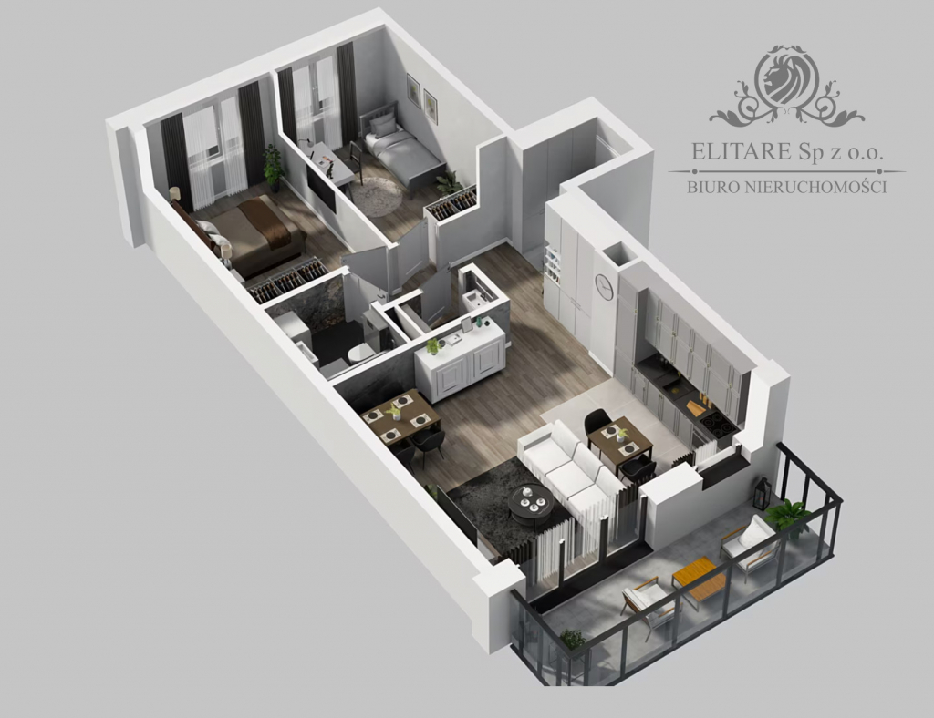 Mieszkanie 64,48m2, 3 pokoje, balkon, ogrzewanie miejskie/ Reymonta Wrocław - zdjęcie 10