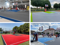 WYPRZEDAŻ PROFESJONALNE BOISKO DO KOSZYKÓWKI  POWYSTAWOWE 15X11 M