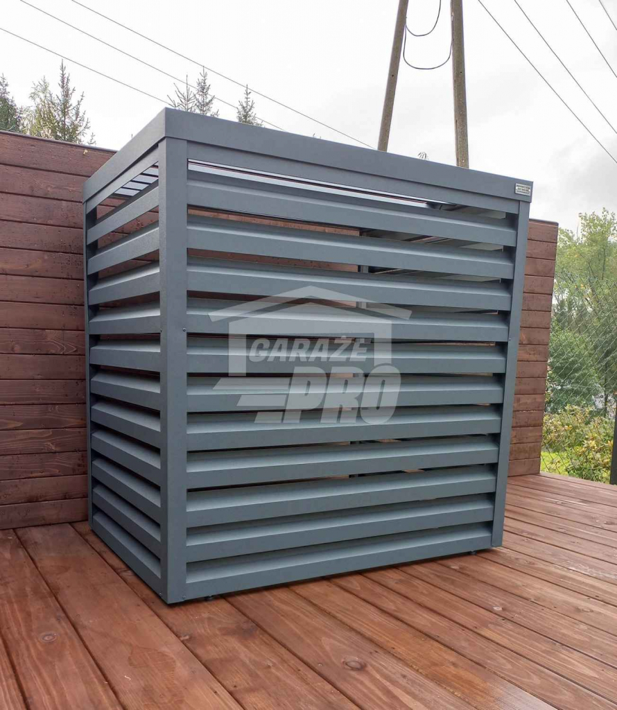 Osłona klimatyzatora - pompy ciepła 90x50x130 cm antracyt GP303 Gdynia - zdjęcie 5