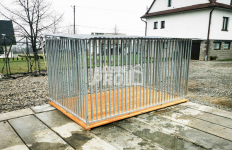 Kojec dla Psa 3x2m z profili zamkniętych + Podłoga drewniana GP267 Łańcut - zdjęcie 5