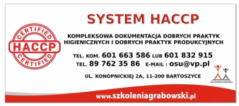 Szkolenia BHP, ORZ, PPOŻ., HACCP Bartoszyce - zdjęcie 6