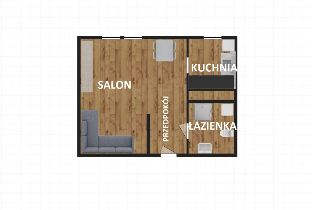umeblowana kawalerka przy Alei Wolności w Głogowie Głogów - zdjęcie 8