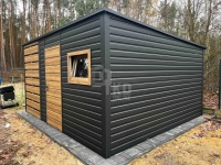 Schowek domek ogrodowy 2,3x3m wiata 1,5m drzwi okno TKD427 Inowrocław - zdjęcie 3