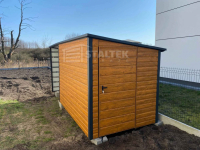 Schowek - Domek Ogrodowy 3x2m + wiata 3m -  Drzwi   dach ST129 Grudziądz - zdjęcie 3