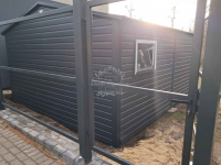 Schowek - domek ogrodowy 4x6m Antracyt  dach dwuspadowy ID885 Gdańsk - zdjęcie 3