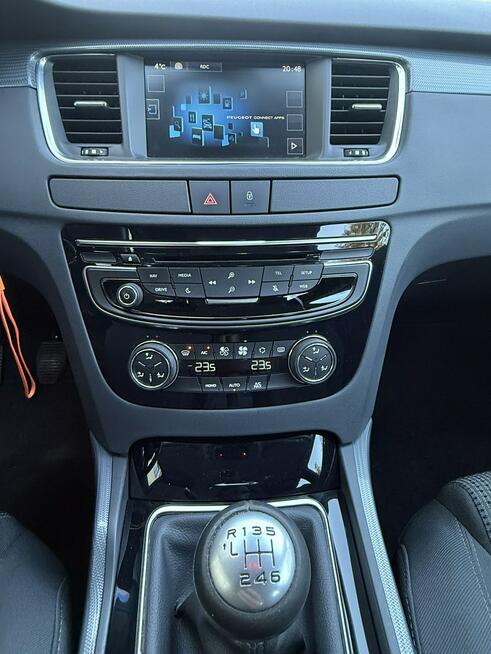 Peugeot 508 Lift 1.6T 2016r Nawigacja Kamera LED Alufelgi Bezwypadkowy Sokołów Podlaski - zdjęcie 7