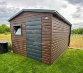 Schowek domek ogrodowy 2,7x3,5m drewnopodobny dach dwuspadowy  ID1047 Bydgoszcz - zdjęcie 3