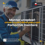 Monter urządzeń chłodniczych i klimatyzacyjnych/ Pomocnik montera