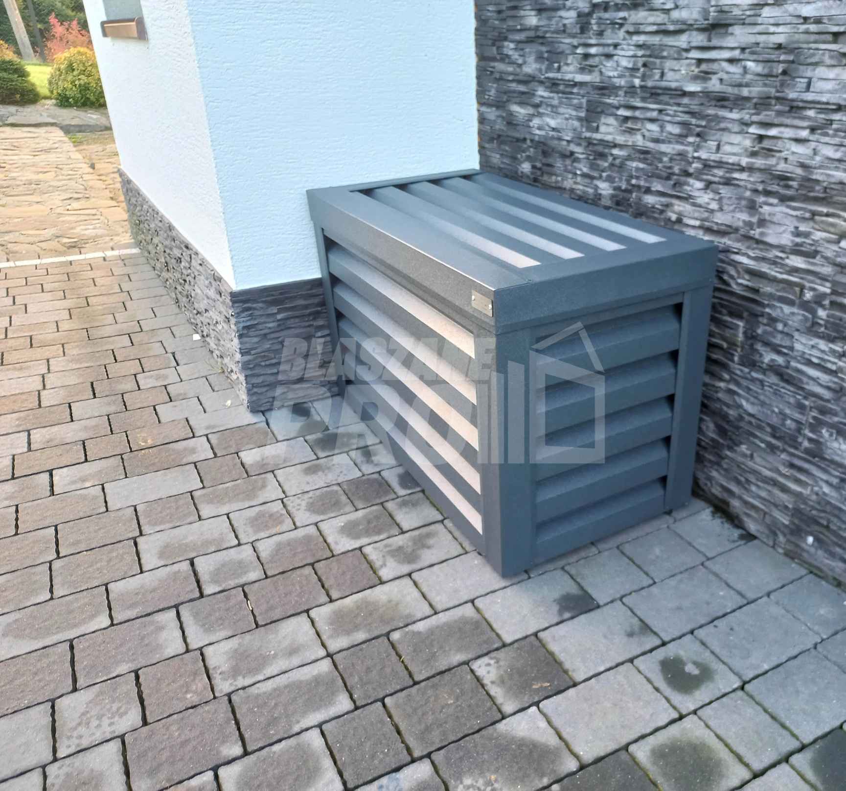 Osłona klimatyzatora - pompy ciepła 70x40x60 cm antracyt GP293 Gdańsk - zdjęcie 6