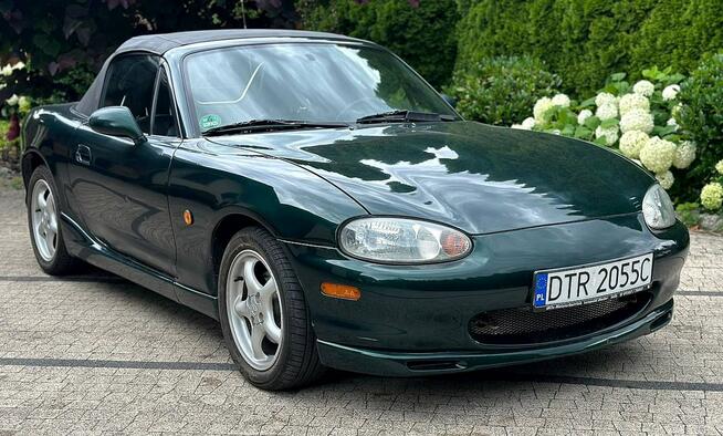 Mazda MX-5 1.6i 110KM Skóry Bardzo Ładny Egzemplarz Zarejestrowana Wrocław - zdjęcie 2