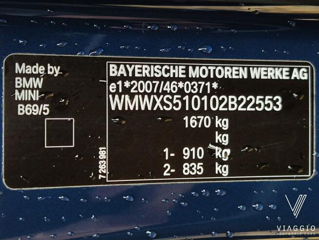 Mini Cooper 1.5 benzyna 136km FULL LED czujniki NAVI serwis 2016 Tychy - zdjęcie 7