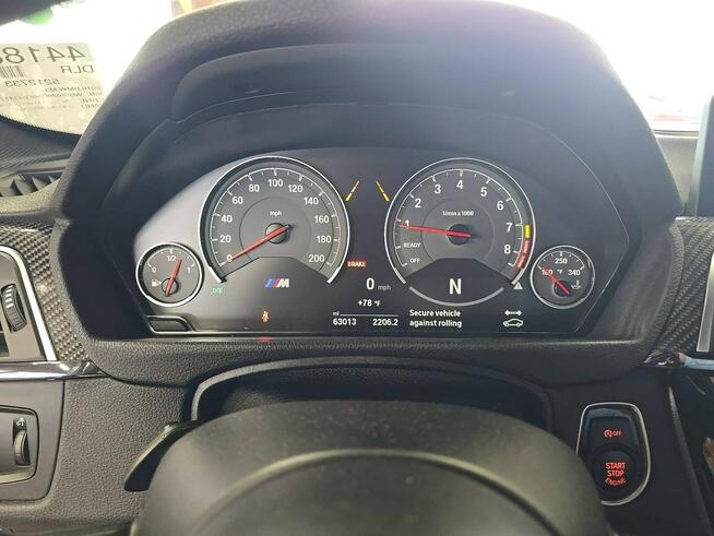 BMW M3 F80 / Yas Marina Blue / Automat / niski przebieg Warszawa - zdjęcie 9