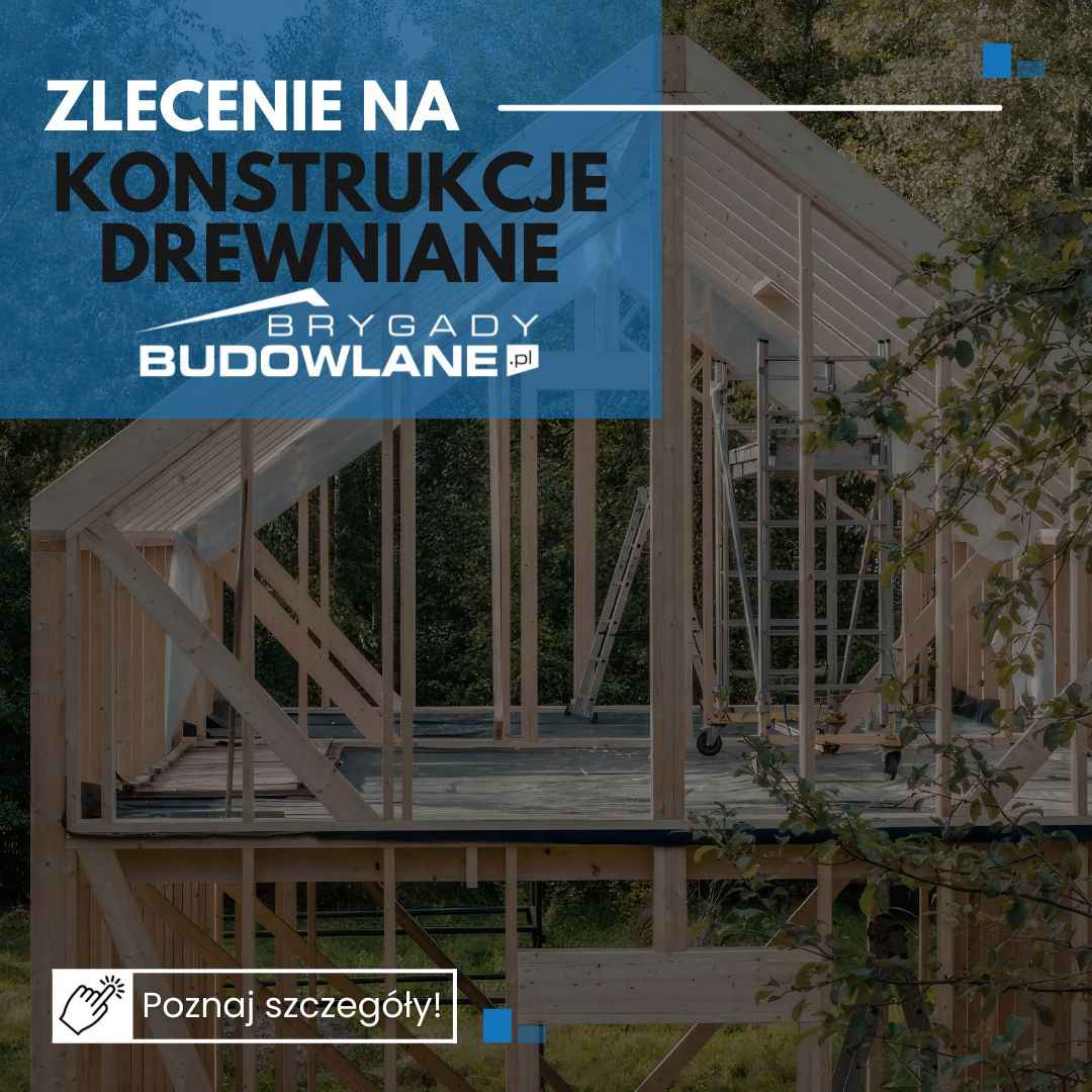 Zlecenie na wykonanie konstrukcji drewnianych (domki szkieletowe) Mszana Dolna - zdjęcie 1