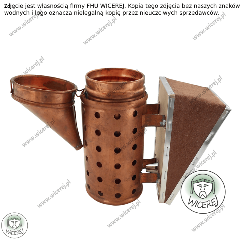 Podkurzacz Solidny Premium Miedziany z Wkładem i z Chłodnicą Odymiacz Jaśliska - zdjęcie 8